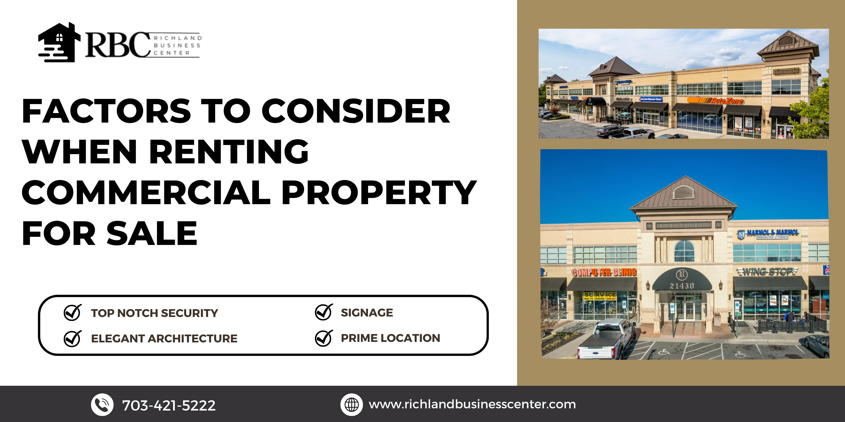 Factors to Consider When Renting Commercial Property